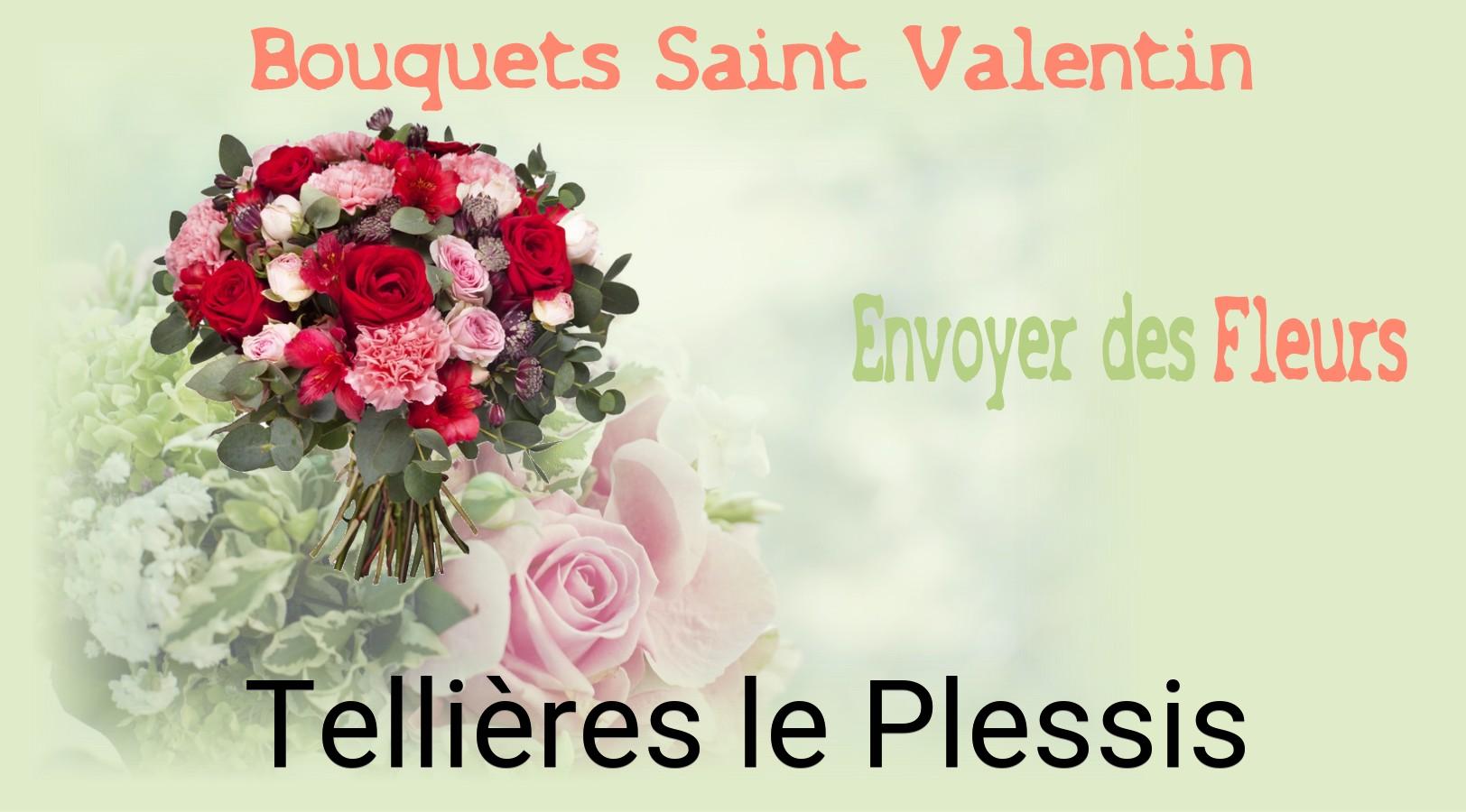 Roses de Saint-Valentin livrées à Tellières-le-Plessis