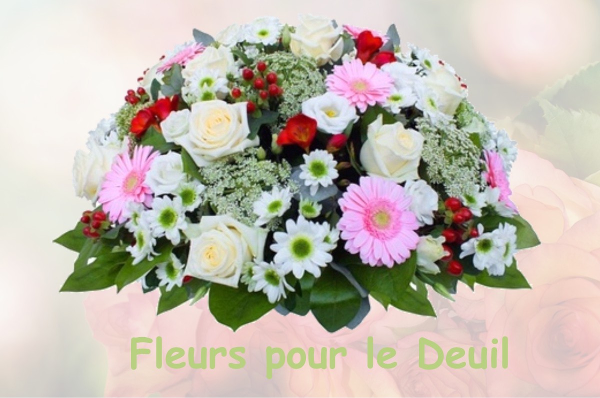fleurs deuil TELLIERES-LE-PLESSIS